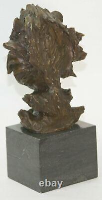 13 Western Art Deco Bronze lions Lion Puma Mountain Cat Bust Sculpture Figurine