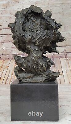 13 Western Art Deco Bronze lions Puma Mountain Cat Bust figurine Sculpture Art