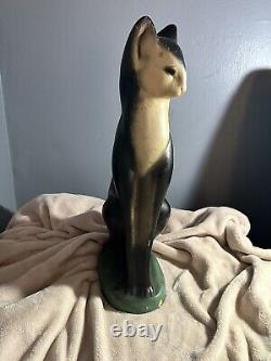 18 Art Deco Styled Chalkware Cat