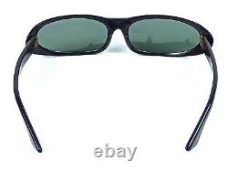 1950's Vintage Art Deco Sunglasses Black Cat Eye Gray Lenses France Made Nos New