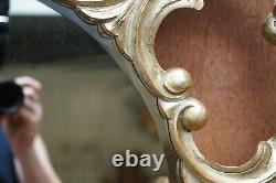 1 Of 2 Rrp £2850 Christopher Guy Gold & Silver Leaf Gilt Wood Wall Mirrors