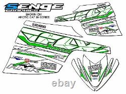 2003 2004 2005 2006 Arctic Cat Firecat Sabercat Graphics Kit Deco Wrap F5 F6 F7