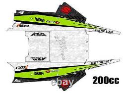 2018 Arctic Cat Zr 120 200 Graphics Kit Deco Wrap Décor Zr200 Zr120 Decals Senge