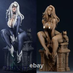 3D Printing Figure Black Cat DC Unpainted Model GK Blank Kit Sculpture New Stock