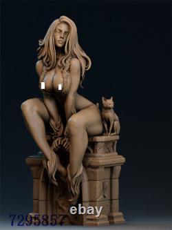 3D Printing Figure Black Cat DC Unpainted Model GK Blank Kit Sculpture New Stock