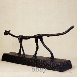 70cm Bronze Cat Statue Giacometti Bronze Sculpture For Home Decor Ornament Gifts