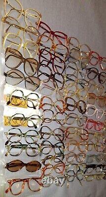 90+ Lot Vintage Eyeglasses Frames Aviator Big Mod Retro Cat Eye 60s 70s 80s 90s