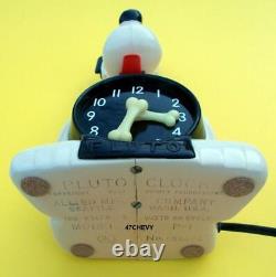 ANTIQUE-1950s ALLIED PLUTO-VINTAGE-KIT CAT KLOCK-KAT CLOCK-ELECTRIC-WALT DISNEY