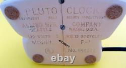 ANTIQUE-1950s ALLIED PLUTO-VINTAGE-KIT CAT KLOCK-KAT CLOCK-ELECTRIC-WALT DISNEY