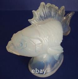 ART DECO VERLYS OPALESCENT LA RASCASSE SCORPION FISH CAT. No 930 c 1933