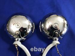 ART DECO Vintage Antique YANKEE SKIPPER Fog Driving Lights Working Cond Rat Rod