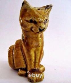 Ancient Egyptian Cats Cleo & Raa Salt & Pepper Shakers Ceramic Arts Studio