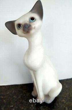 Anthony Freeman McFarlin Pottery VTG 1958 Set of 2 Siamese Cat figurines