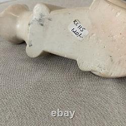 Antique Art Deco Or Earlier Important Looking Carved Stone Cat Sculpture