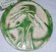 Antique Art Deco Pottery Cat & Mouse Trivet Coaster Florence Severy Dated 1931