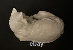 Antique Augarten Wien Vienna Porcelain Cat Figure Figurine Porzellan Katze Figur