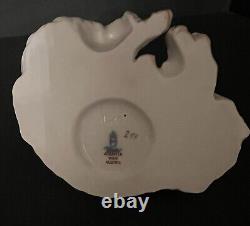 Antique Augarten Wien Vienna Porcelain Cat Figure Figurine Porzellan Katze Figur