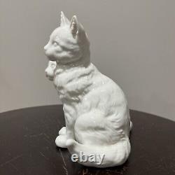 Antique HUTSCHENREUTHER Selb Porcelain White Kittens Figurine Germany