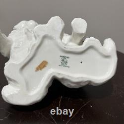 Antique HUTSCHENREUTHER Selb Porcelain White Kittens Figurine Germany