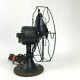 Antique Vintage 1930s Ge Non-oscillating Fan Cat 19x257 Art Deco Tested & Works