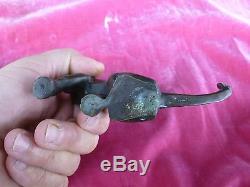 Art Deco Bronze Panther Cat W Tongue Out Pocket Watch Holder Or Stand