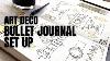 Art Deco Bullet Journal Set Up