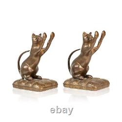 Art Deco Cat Bookends