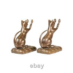 Art Deco Cat Bookends