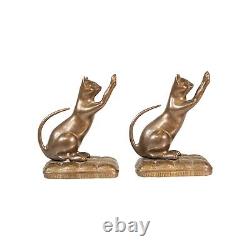 Art Deco Cat Bookends