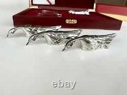 Art Deco Cat Dog Rabbit Swan Cutlery Knife Rests Reproduction CHRISTOFLE GALLIA