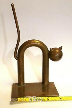 Art Deco Chase Cat Bookend by Walter Von Nessen