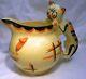 Art Deco Myott Cat & Mouse Globe Jug Cat Handle Very Rare