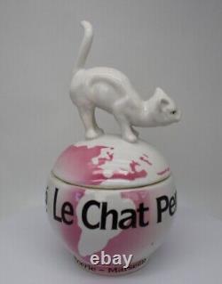Art Nouveau Style Box Jewelry Figurine Powder Box Cat Wildlife Art Deco Style Po