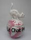 Art Nouveau Style Box Jewelry Figurine Powder Box Cat Wildlife Art Deco Style Po