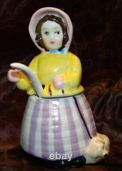 Art Nouveau Style Mustard pot Figurine Cat Farm Art Deco-German Style Porcelain