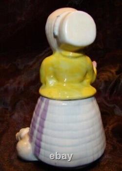 Art Nouveau Style Mustard pot Figurine Cat Farm Art Deco-German Style Porcelain