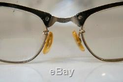 Artcraft 12k Gold Filled Cat Eye Glasses, Art Deco Filigree Etched Floral