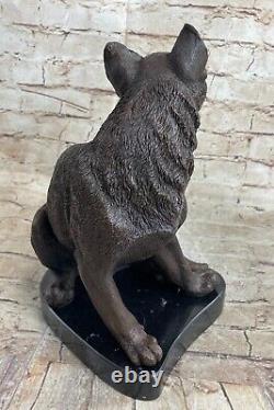 Artistic Kitten Cat Lover Collector Bronze Statue Sculpture Figurine Art Deco