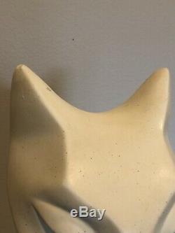 Austin ProductionsMAGICLimestone Cat Sculpture By Alexander Danel 1990 RARE