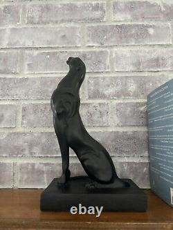 Austin Productions Sculpture Black Panther Jaguar Cat Alexander Daniel CHIPPED