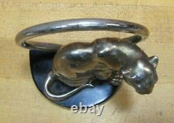 B&H Tiger Leopard Jaguar Big Cat Bookend Decorative Art Statue Bradley Hubbard