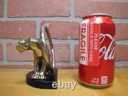 B&H Tiger Leopard Jaguar Big Cat Bookend Decorative Art Statue Bradley Hubbard