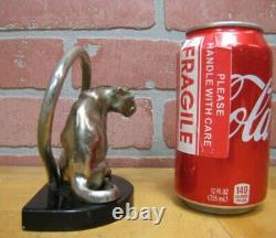 B&H Tiger Leopard Jaguar Big Cat Bookend Decorative Art Statue Bradley Hubbard