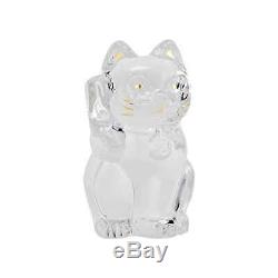 Baccarat Crystal Clear Lucky Cat 2607786