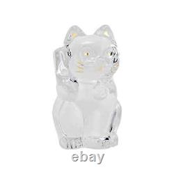 Baccarat Crystal Clear Lucky Cat 2607786