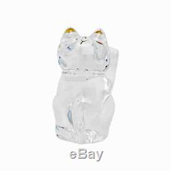 Baccarat Crystal Clear Lucky Cat 2607786