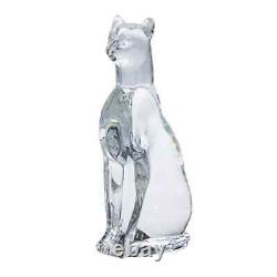 Baccarat Crystal Egyptian Sitting Cat Figurine 764525 France