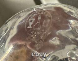 Baccarat Crystal Elegant Modern Cat Art Deco Style Glass Titled Figure of a Cat