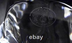 Baccarat Crystal Elegant Modern Cat Art Deco Style Glass Titled Figure of a Cat
