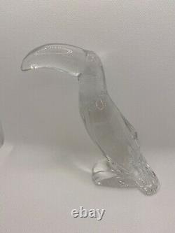 Baccarat Crystal Toucan Figurine Made In France Signed